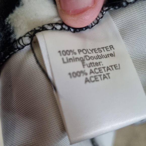 Y2k River Island zebra a line furry feel skirt Uk 12 - Picture 4 of 4